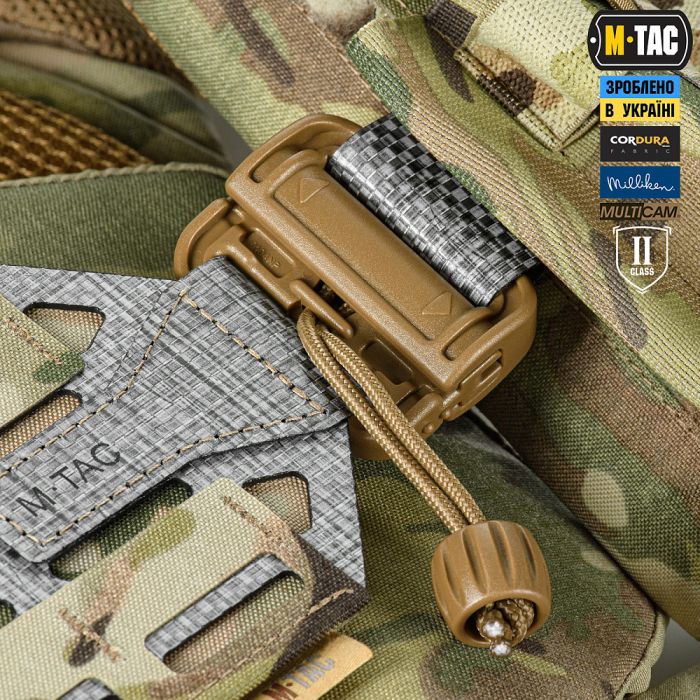 M-Tac плитоноска Cuirass Tiger Elite 2 клас захисту (розмір плити XL) Multicam