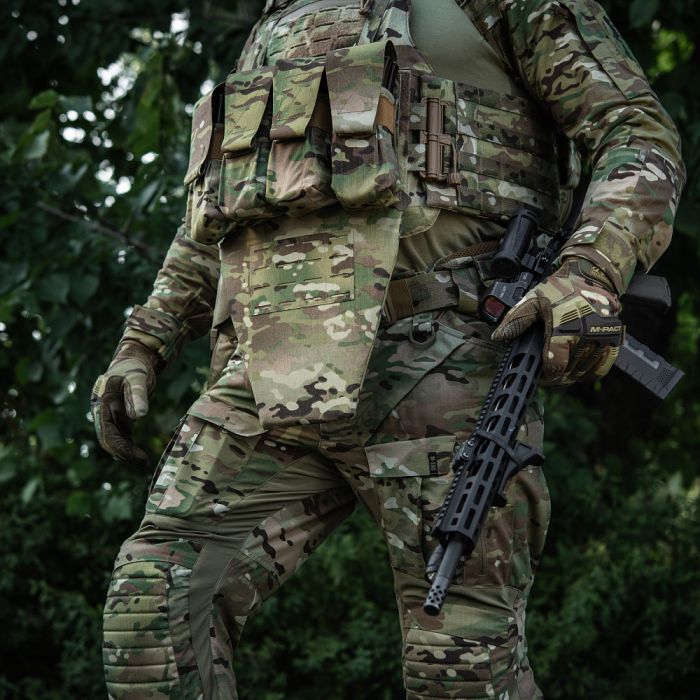 M-Tac фартух протиуламковий з балістичним пакетом 2 клас (BRONYX) Laser Cut Multicam