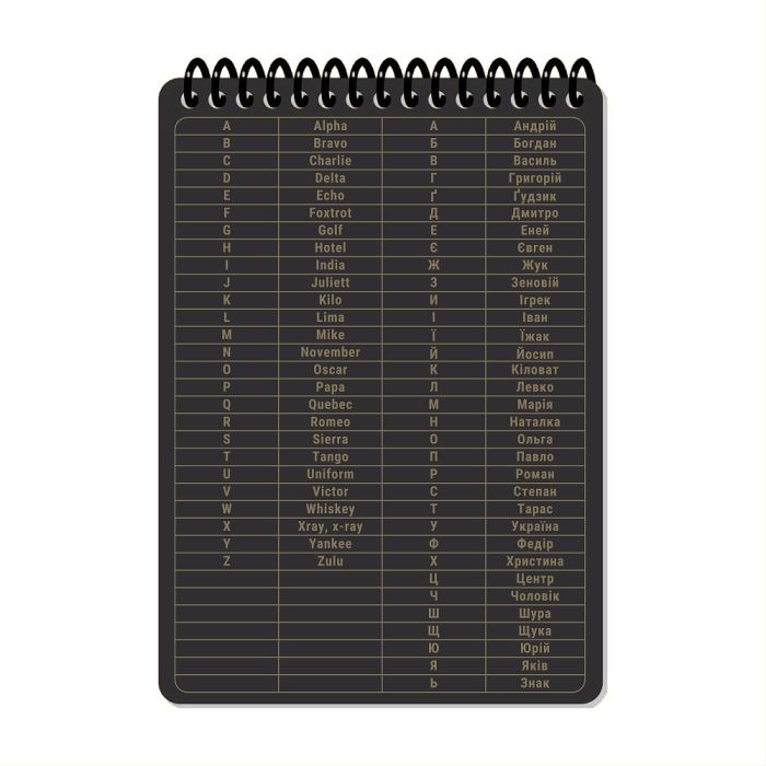 Ecopybook Tactical Блокнот командира відділення