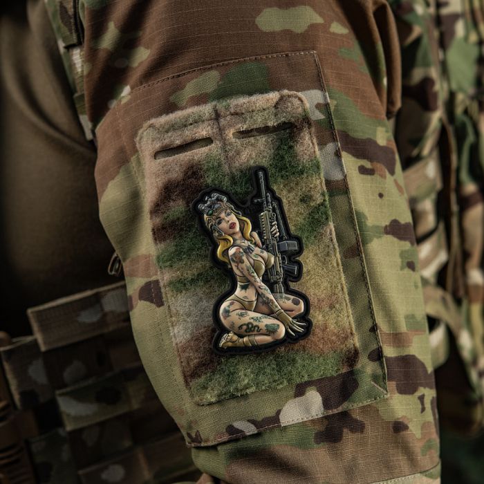 M-Tac нашивка Tactical girl №5 PVC Hooligan
