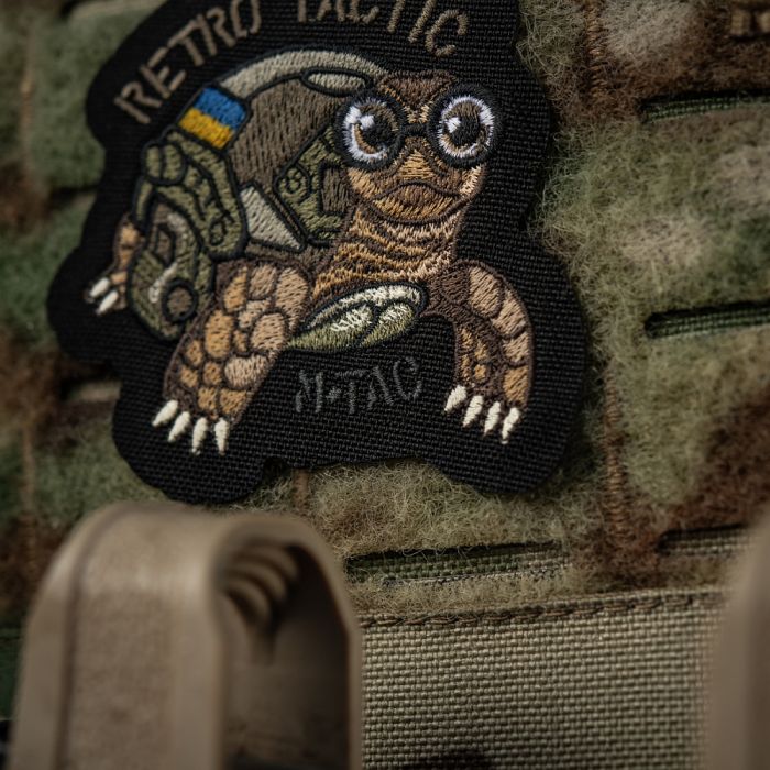 M-Tac нашивка Retro Tactic (вишивка) Black