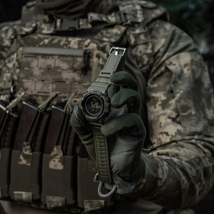 M-Tac годинник тактичний з компасом 2233 Army Green