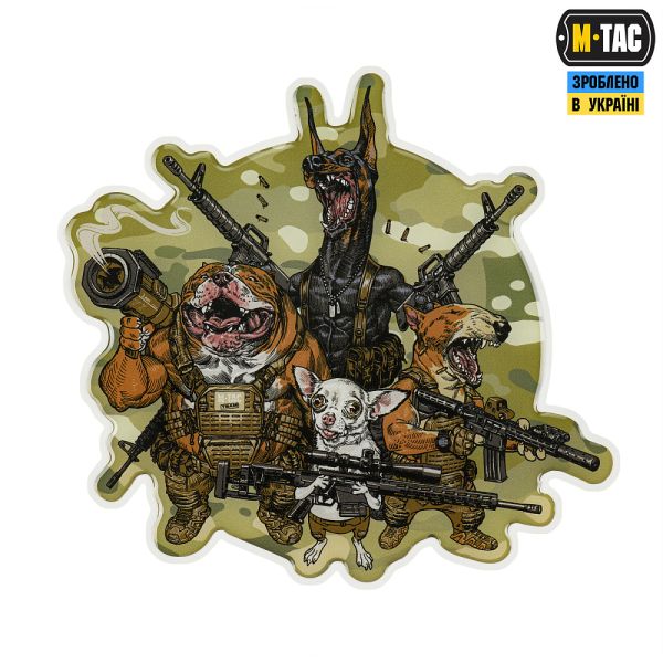 M-Tac наклейка об'ємна Rex Team