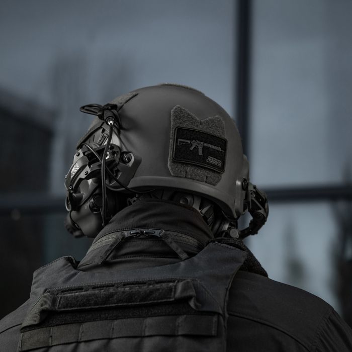 M-Tac нашивка AR-15 Velcro/PVC Black