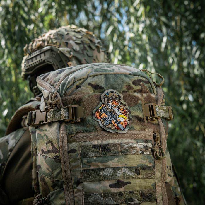 M-Tac нашивка Tiger (вишивка) Multicam/Coyote/Yellow