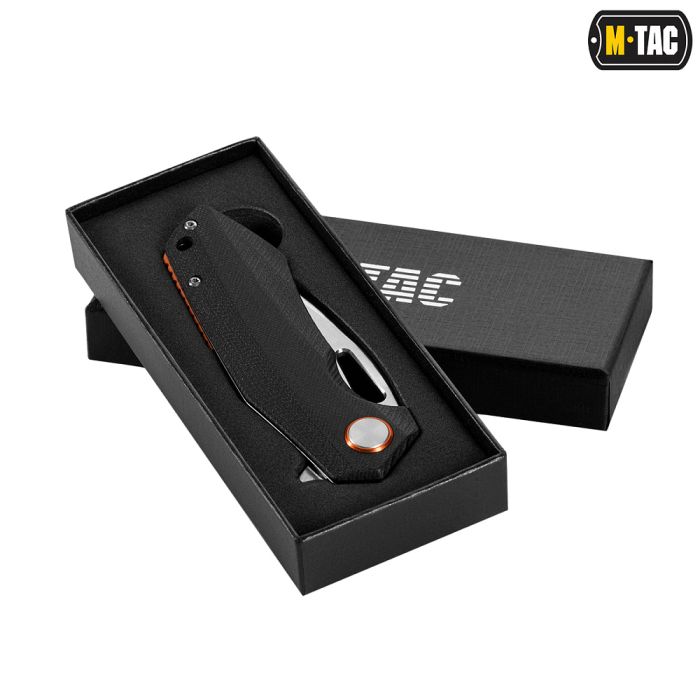 M-Tac ніж складний Type 12 Black/Steel