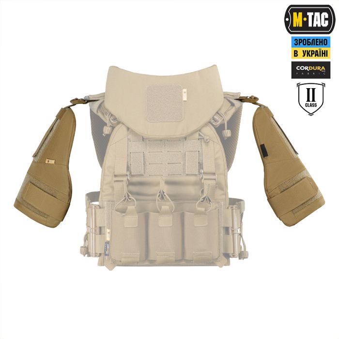 M-Tac плечовий захист з балістичними пакетами 2 клас (FMS) для Cuirass Coyote