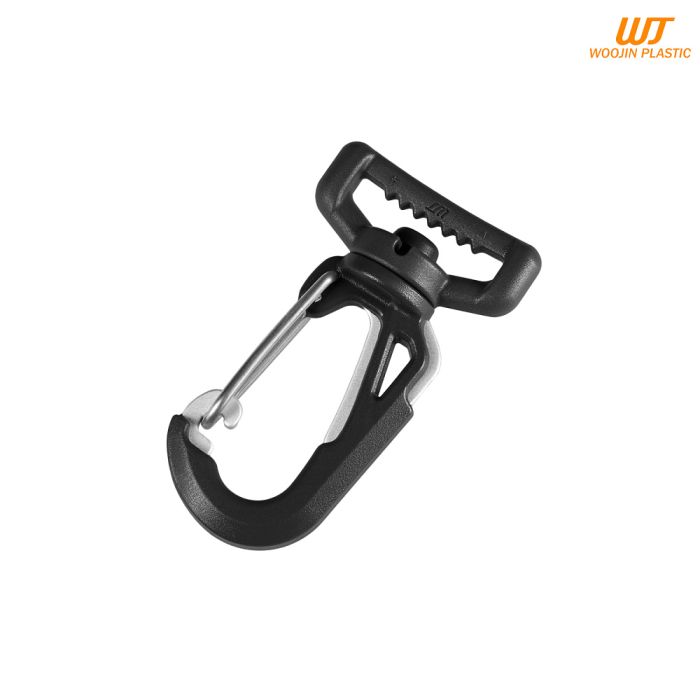 Woojin Plastic карабін Ultra Metal Hook 25mm Black