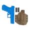 ATA Gear кобура модель Hit Factor ver.1 для зброї Glock - 19/23/19X/45 Coyote Brown правша