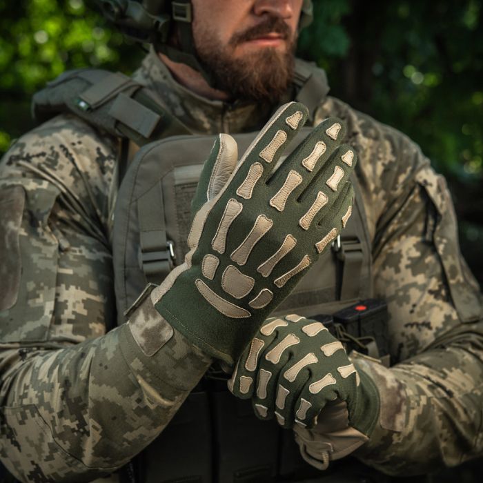 M-Tac рукавички Skeleton Nomex Olive/Coyote
