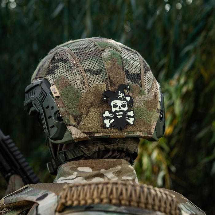 M-Tac нашивка Посміхнись Black/GID