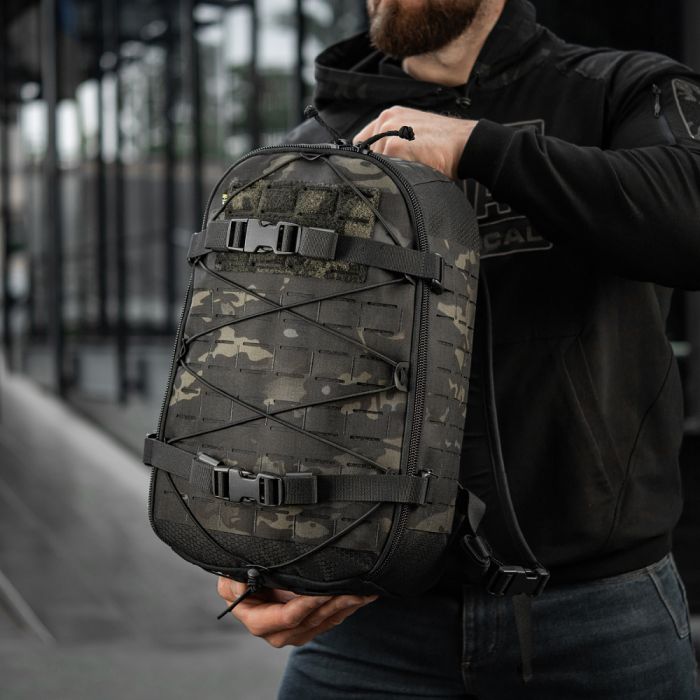 M-Tac рюкзак Sturm з ергономічними лямками X-Large Elite Gen.II Multicam Black