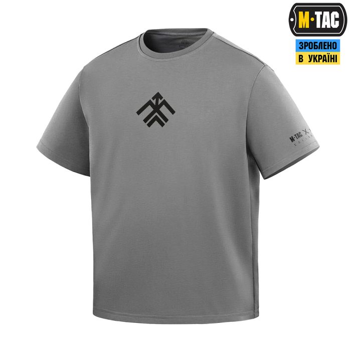 M-Tac футболка Хартія Oversize Light Grey