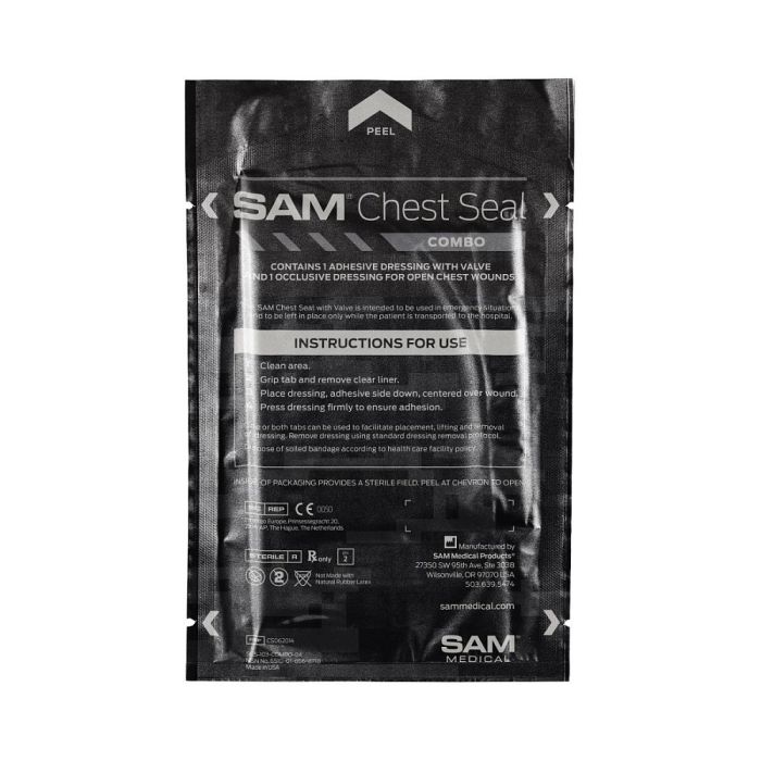 SAM Chest Seal оклюзійна наліпка (набір)
