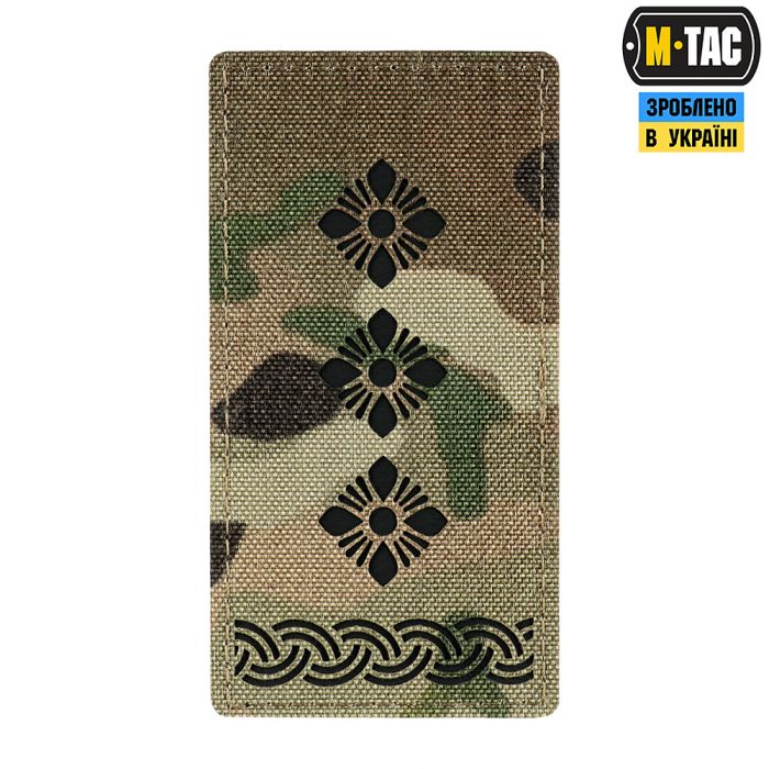 M-Tac погон на липучці полковник Multicam