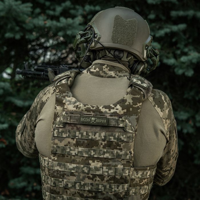 M-Tac нашивка Висока Напруга Olive