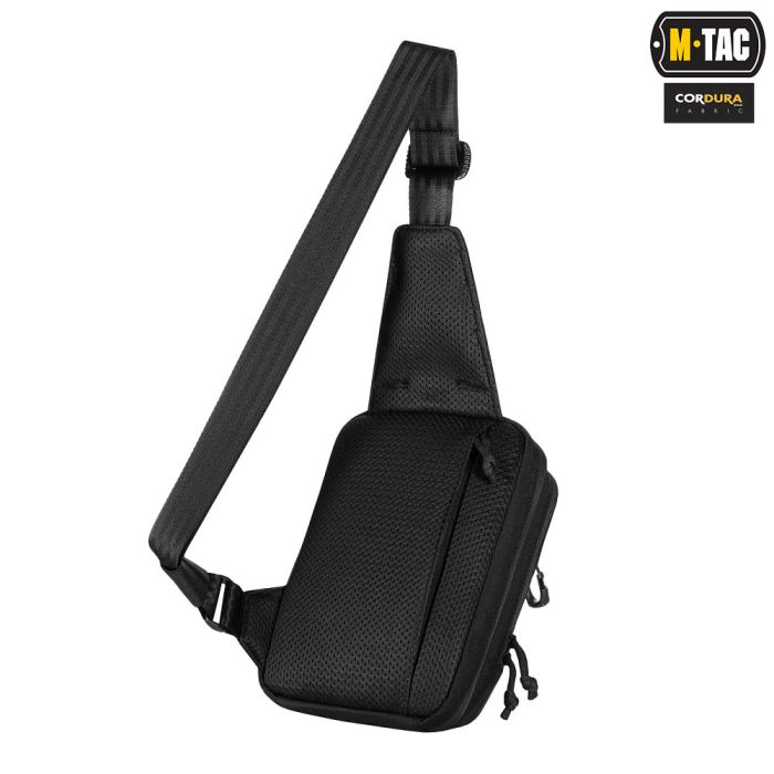 M-Tac сумка Sling Pistol Bag Hex з липучкою Black