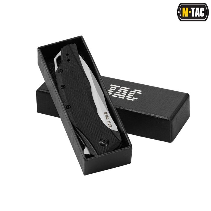 M-Tac ніж складний Type 17 Black/Steel