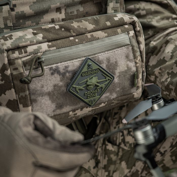 M-Tac нашивка Drones Zone PVC Olive