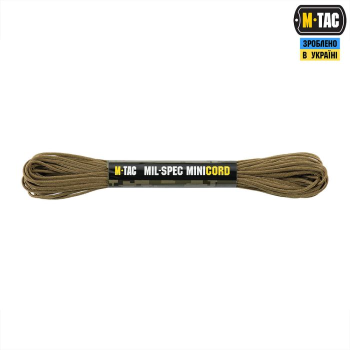 M-Tac паракорд Minicord Mil-Spec 15m Coyote