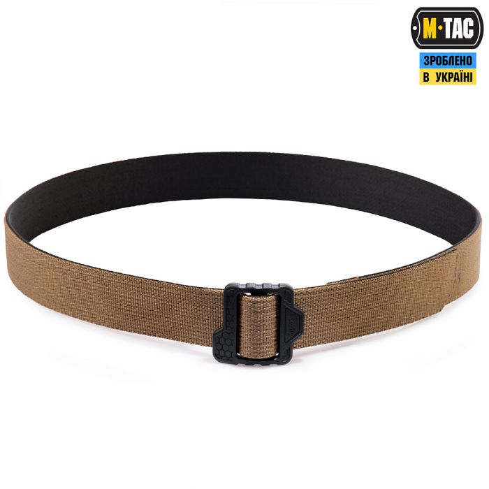 M-Tac ремінь Double Duty Tactical Belt Hex Coyote/Black