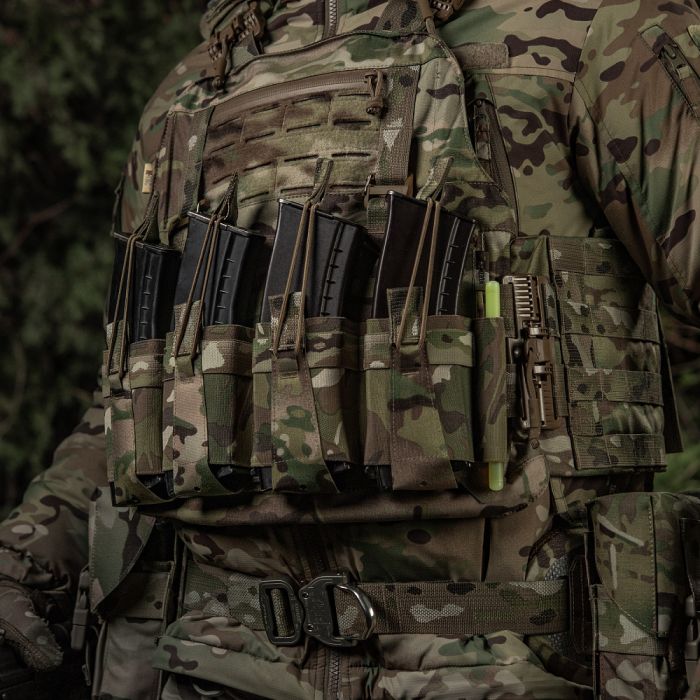 M-Tac передня панель для чохла бронежилета Sturm на 4 магазина Multicam