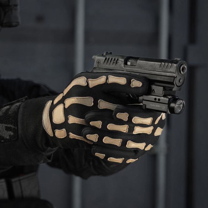 M-Tac рукавички Skeleton Nomex Black/Coyote