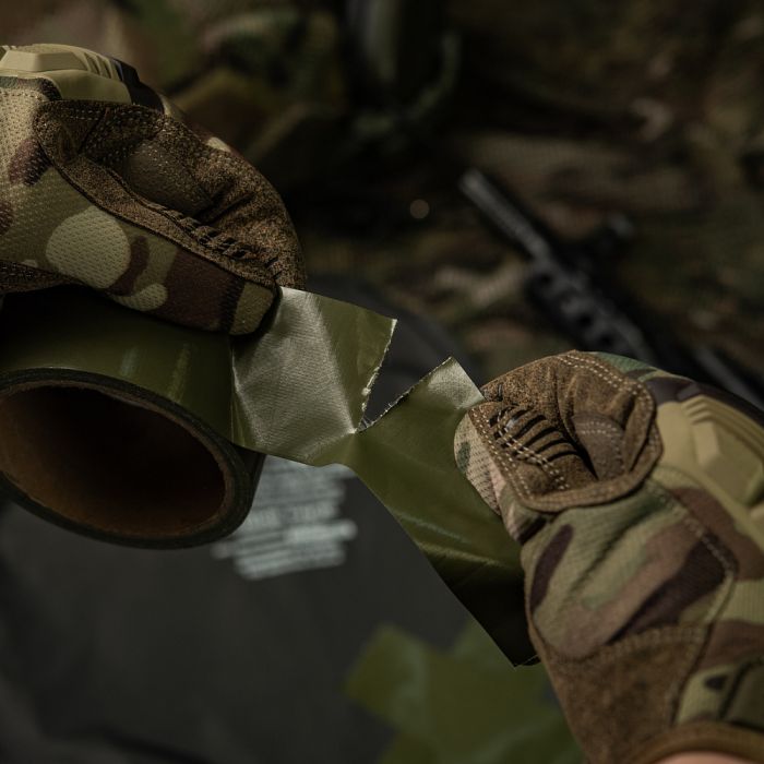 M-Tac армований скотч 50 мм 10 м олива