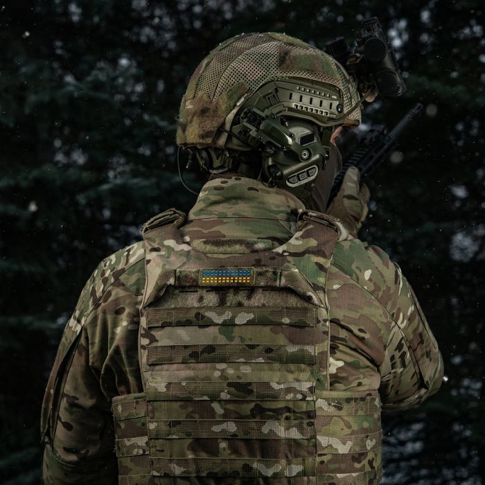 M-Tac нашивка прапор України 25х80 Velcro/PVC Multicam