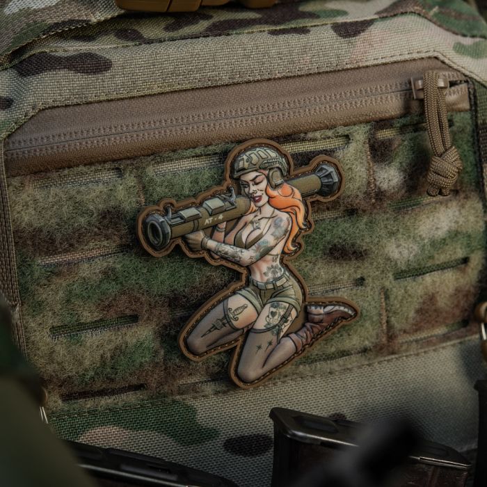 M-Tac нашивка Tactical girl №10 PVC Tattoo
