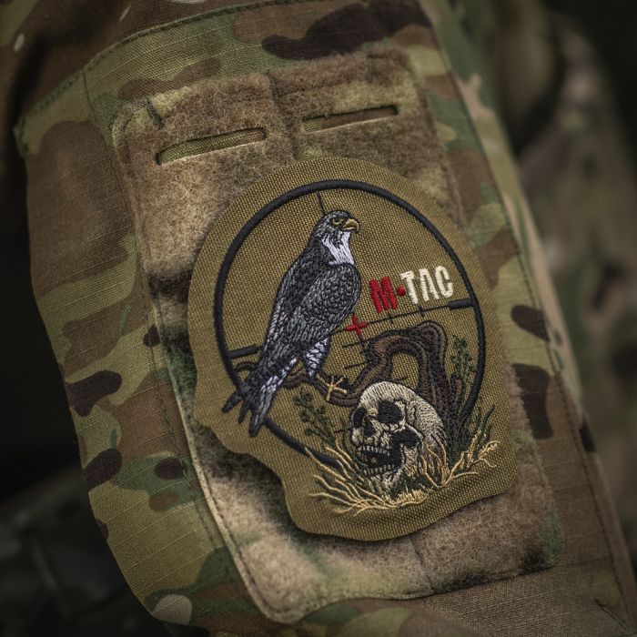 M-Tac нашивка Снайпер (вишивка) Coyote