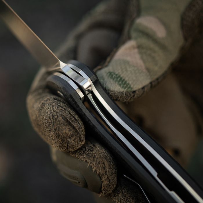 M-Tac ніж складаний Type 11 Black/Steel