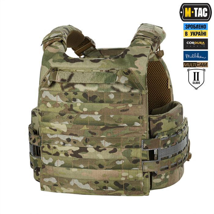 M-Tac плитоноска Cuirass Tiger FAST Elite 2 клас захисту (розмір плити М) Multicam