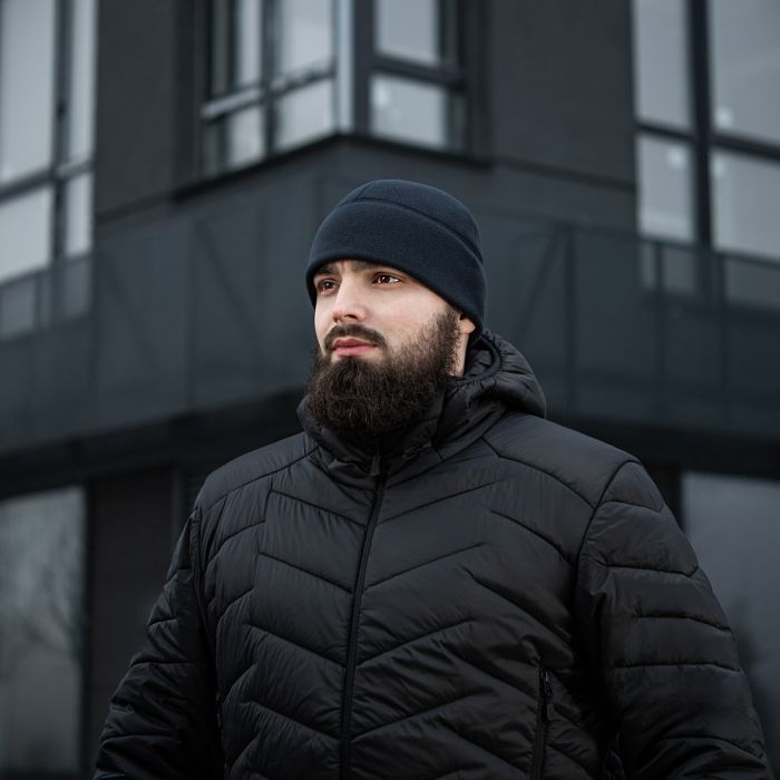 M-Tac шапка Watch Cap Elite фліс (320г/м2) with Slimtex Dark Navy Blue