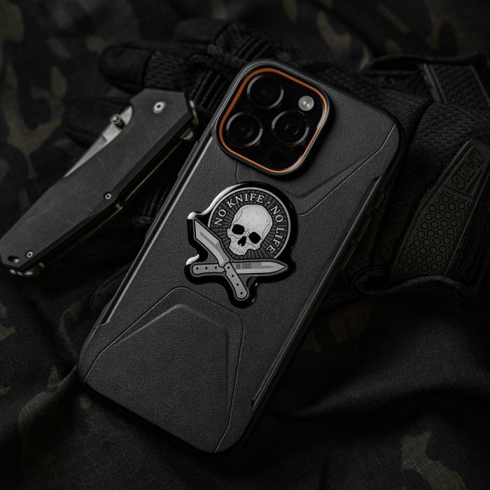 M-Tac наклейка об'ємна No Knife - No Life