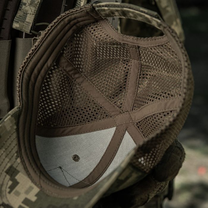 M-Tac бейсболка тактическая с сеткой Rip-Stop MM14