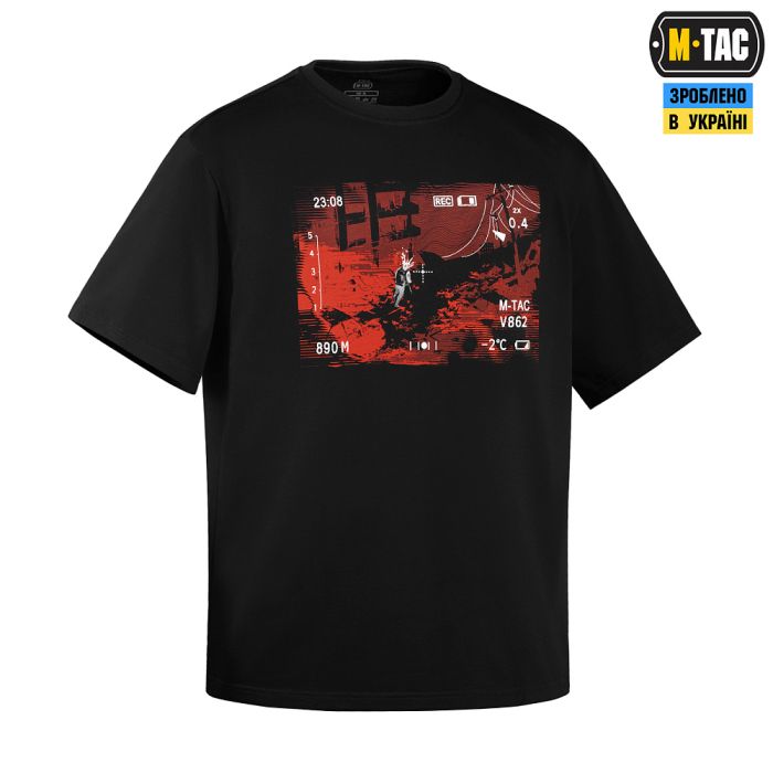 M-Tac футболка One Shot Oversize Black