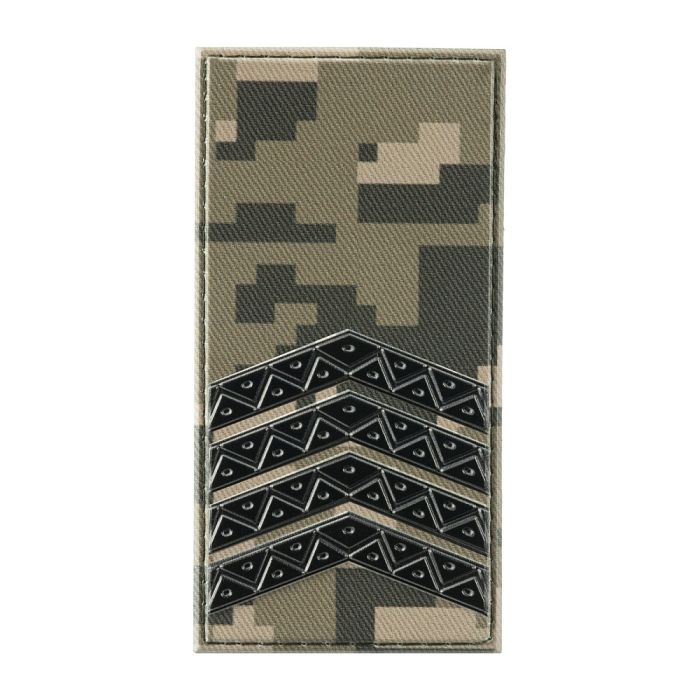 Погон ПВХ об’ємний старший сержант ММ14