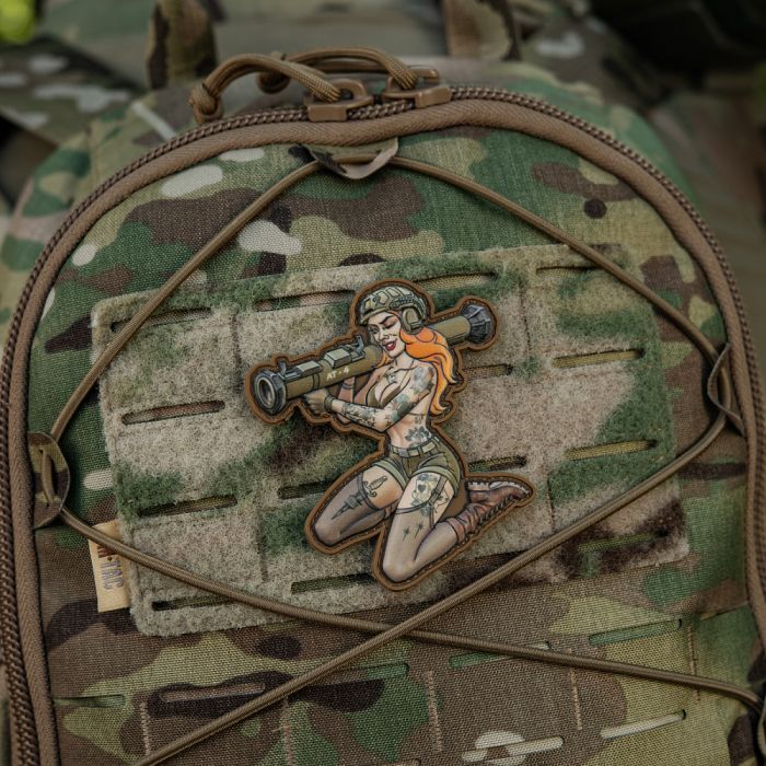 M-Tac нашивка Tactical girl №10 PVC Tattoo