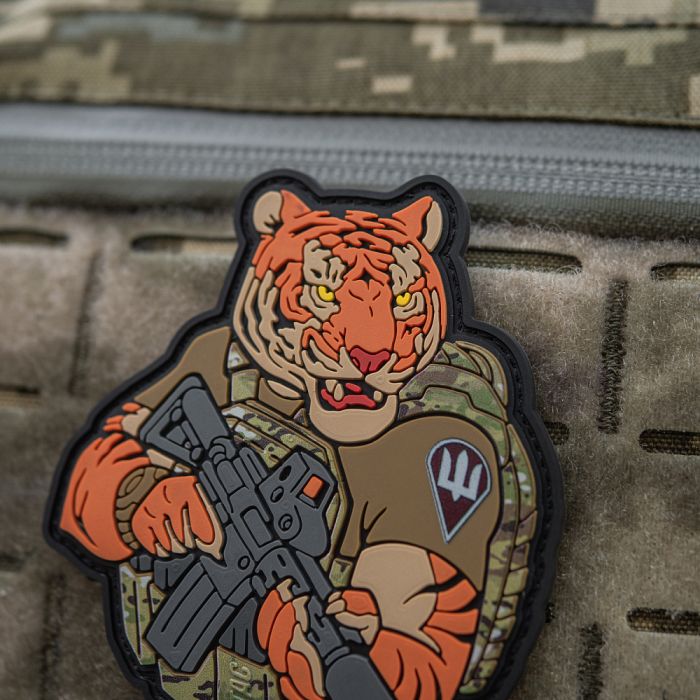 M-Tac нашивка Тигр ДШВ PVC
