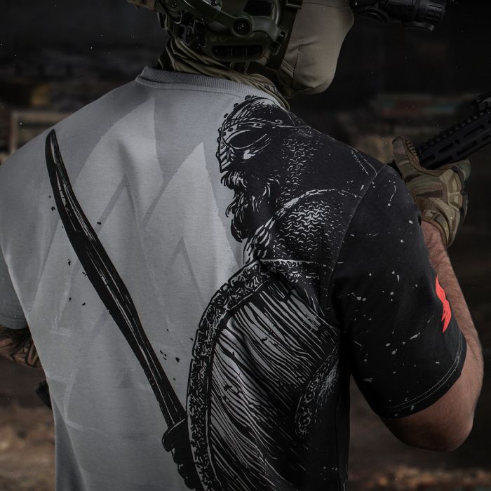 M-Tac футболка Warrior Oversize Light Grey