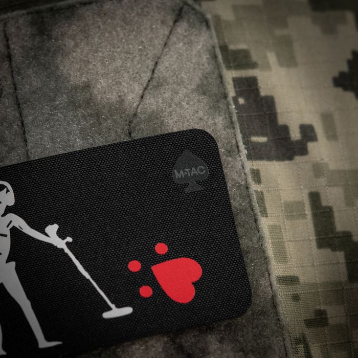 M-Tac нашивка прапор Чорна Борода Сапер Black