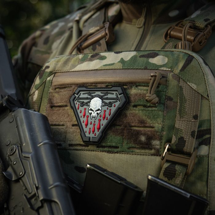 M-Tac нашивка Vampir PVC Black/Grey