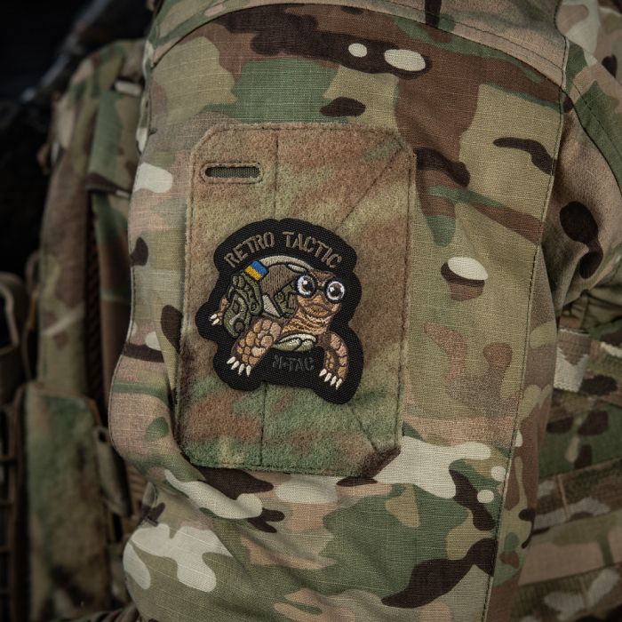 M-Tac нашивка Retro Tactic (вишивка) Black