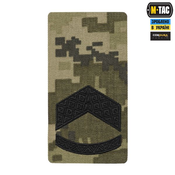 M-Tac погон на липучці Штаб-Сержант (вишивка) MM14