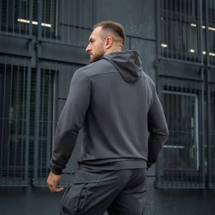 M-Tac кофта Hoodie Born by Revolution Dark Grey