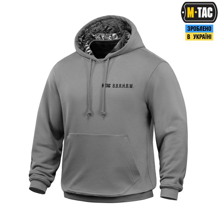 M-Tac кофта Hoodie My Home is my Castle Oversize Hard Light Grey