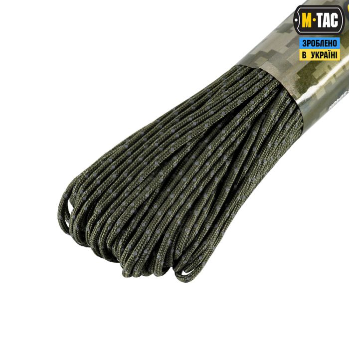 M-Tac паракорд Minicord Mil-Spec 30m Ranger Green Reflective