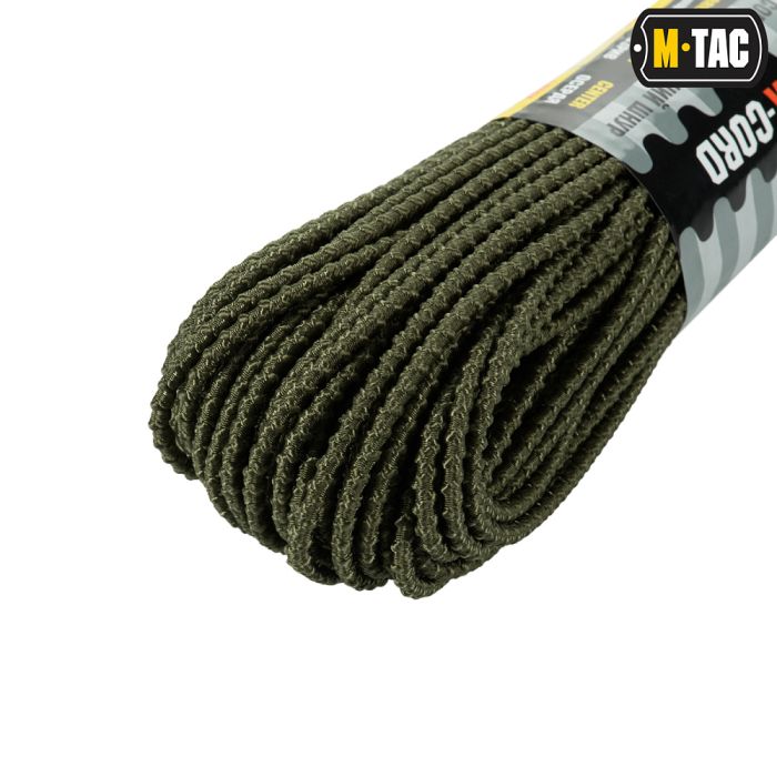 M-Tac паракорд Shock-Cord 3mm 30m Dragon Skin OD Green