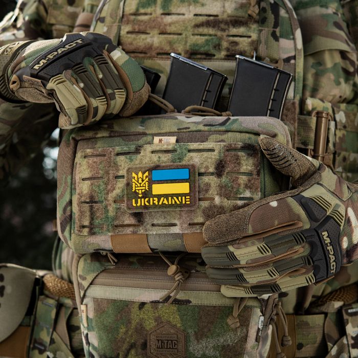 M-Tac нашивка Ukraine (з Тризубом) 50х80 Velcro/PVC Multicam